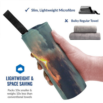 Fire In The Night Rb Πετσέτες μπάνιου παραλίας Travel Quick Air Dry Baby Bath Πετσέτες Πετσέτες θαλάσσης για μεγάλες