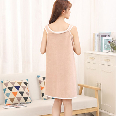 Buitiniai dėvimi chalatai Moteriški koralų vilnos minkšti ir odai sugeriantys rankšluosčiai Namų tekstilė Vonios kambarys