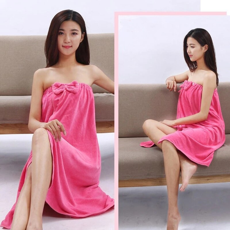 Puha női fürdőlepedő Mikroszálas fürdőköpeny női zuhany felnőtteknek otthoni textíliák Fürdő- és szaunatörölközők Fürdőszoba Gyors száradás