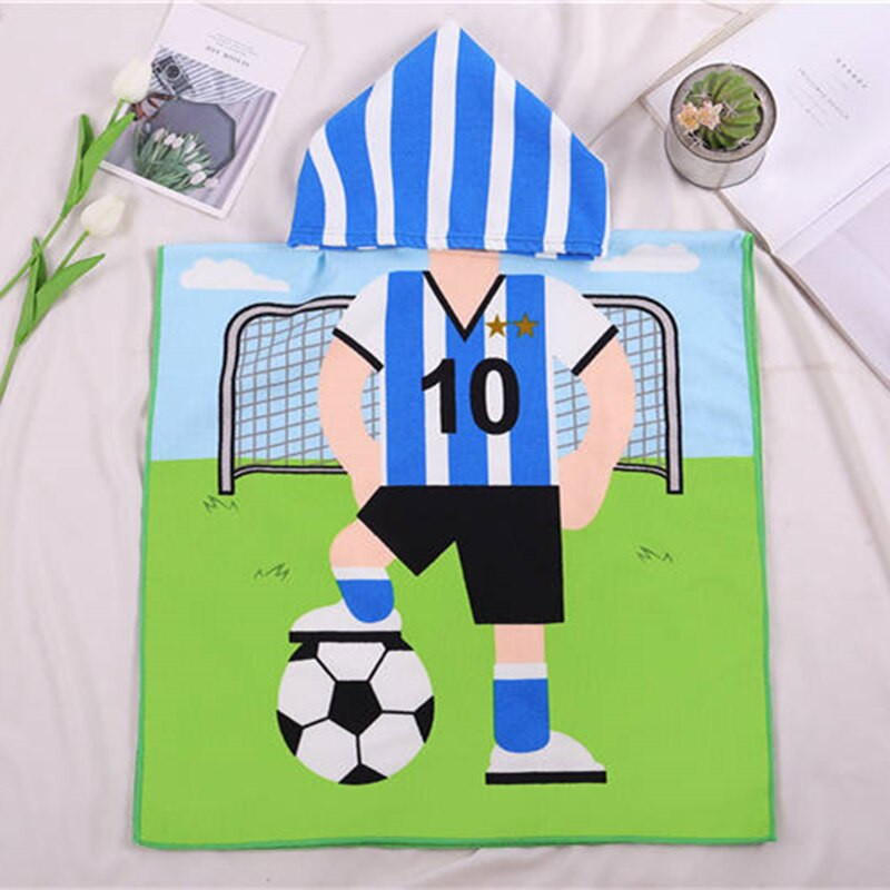 Rajzfilm baba fürdőlepedő mikroszálas pamut kapucnis strandtörölköző újszülött köpeny törölközők puha poncsó gyerekek fürdőcuccok csecsemők mosogatórongy