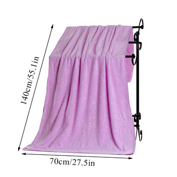 70x140cm Микрофибърна кърпа за баня Бързосъхнещи плажни кърпи Душ кърпа Голяма кърпа Абсорбираща мека комфортна дишаща евтина кърпа