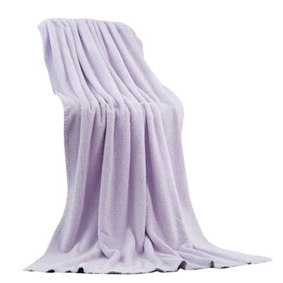 180*90cm Didelis minkštas koralinis aksominis vonios rankšluostis, puikiai sugeriantis vienspalvis buitiniai vonios paklodės rankšluosčiai lengvai valomi