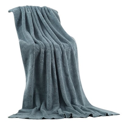 180*90cm Didelis minkštas koralinis aksominis vonios rankšluostis, puikiai sugeriantis vienspalvis buitiniai vonios paklodės rankšluosčiai lengvai valomi