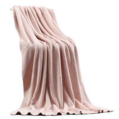 180*90cm Didelis minkštas koralinis aksominis vonios rankšluostis, puikiai sugeriantis vienspalvis buitiniai vonios paklodės rankšluosčiai lengvai valomi