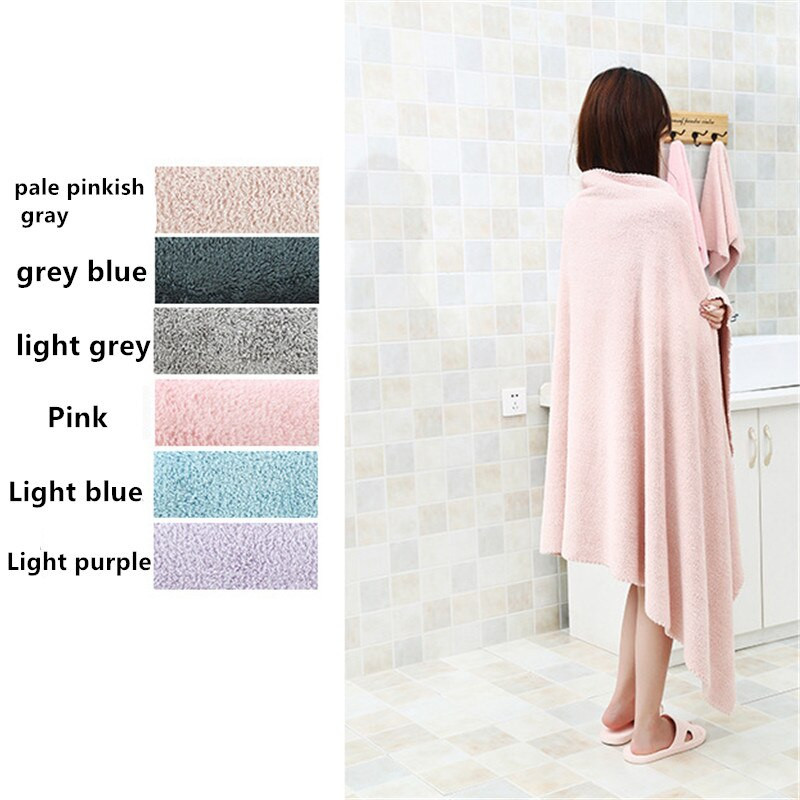 180*90cm Didelis minkštas koralinis aksominis vonios rankšluostis, puikiai sugeriantis vienspalvis buitiniai vonios paklodės rankšluosčiai lengvai valomi