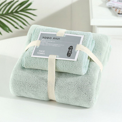 Prosoape de baie absorbante din catifea coral pentru adulți Prosop de față Set de prosoape de baie moale și confortabile Set de prosoape de baie 70*140 11 culori