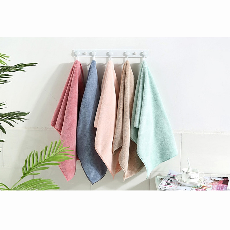 Prosoape de baie absorbante din catifea coral pentru adulți Prosop de față Set de prosoape de baie moale și confortabile Set de prosoape de baie 70*140 11 culori