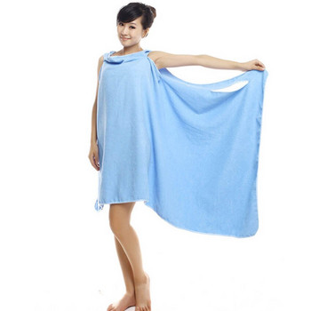 Хавлиени кърпи за баня Дамски вълшебни кърпи за баня Микрофибърна обикновена хавлиена пола DressToalla Serviette De Plage 6 цвята