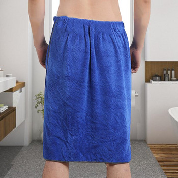 Wearable Microfiber Wrap Towel Man Shower Ανδρική μαλακή πετσέτα μπάνιου για ενήλικες για υφάσματα σπιτιού Πετσέτες μπάνιου και σάουνας Γυμναστήριο μπάνιου