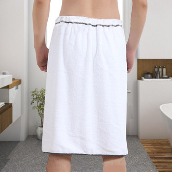Хавлиена кърпа от микрофибър за носене Мъжка мека кърпа за баня за възрастни за домашен текстил Кърпи за баня и сауна Баня Фитнес