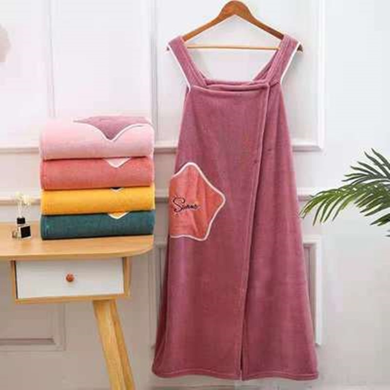 110X135 cm Moterys gali dėvėti seksualius vonios rankšluosčius. Mikropluošto chalatai dušui ir rankšluosčiai su užsegimais