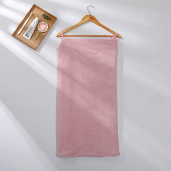 Халат за баня от микрофибър, подходящ за носене, дамски душ, мека кърпа за баня за възрастни за домашен текстил, кърпи за баня и сауна, баня