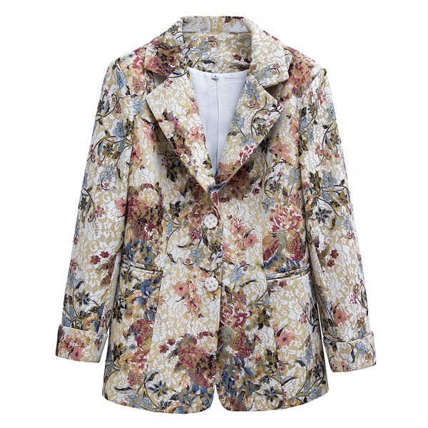 Elegáns kabát V-kivágással