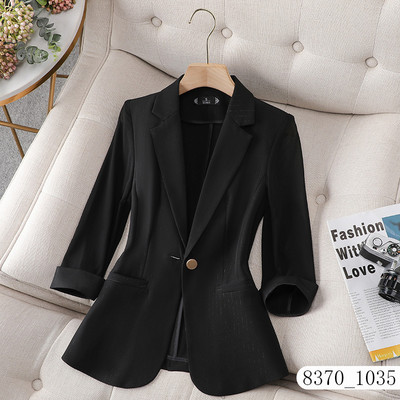 Geaca de toamna de dama cu decolteu in V si inchidere cu nasturi