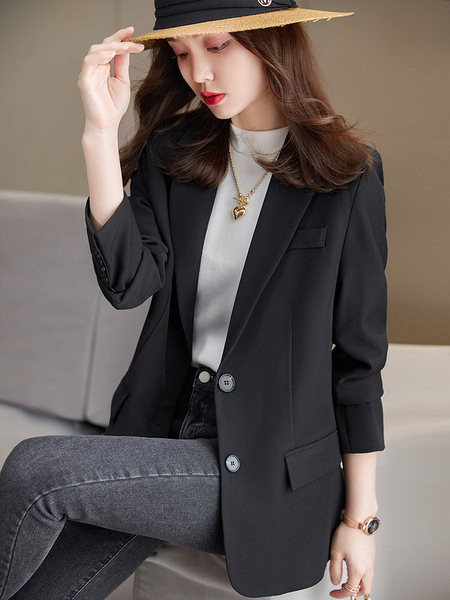 Geaca casual dama cu nasturi