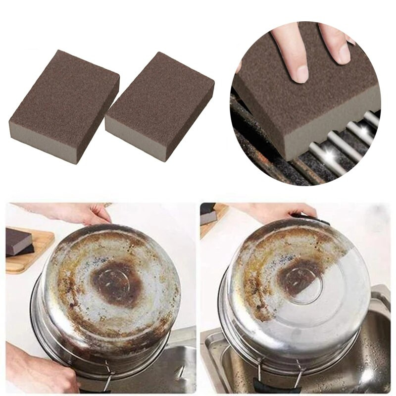 2/4/6/8GAB grila tīrīšanas ķieģeļu bloki bārbekjū tīrīšanas akmeņi grila plaukti traipi tauku tīrītājs bloks virtuves rūsas noņemšanai