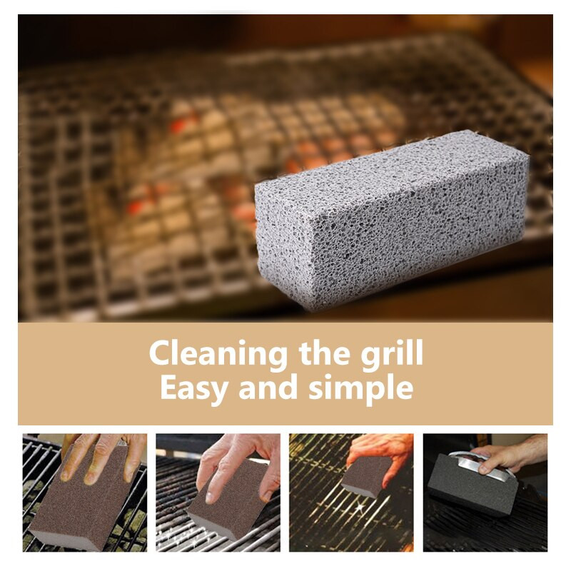 4 tk/1 tk BBQ puhastamine telliskivi plokk Grill Puhastuskivi Grillrestid Plekid Rasvapuhastus Grilltööriistad Köök kaunistab vidinaid