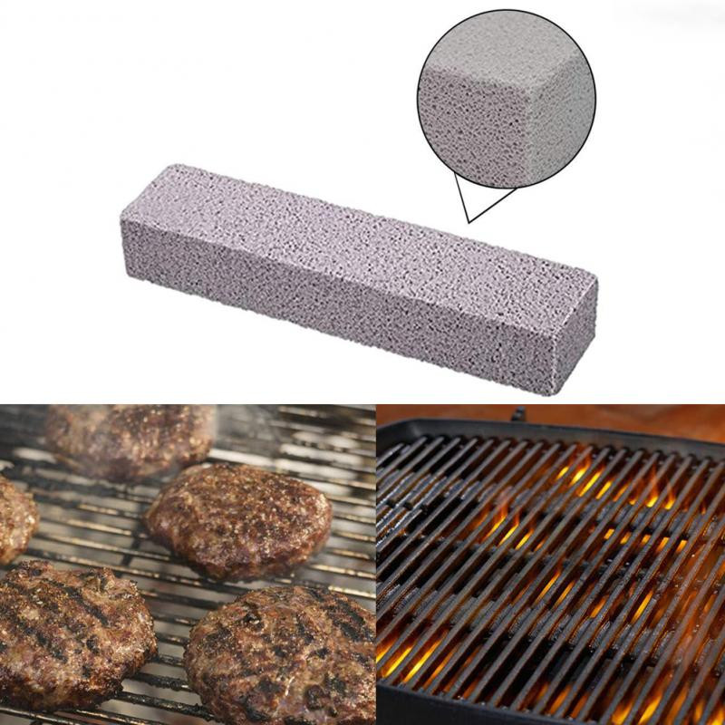 BBQ grilio valymas plytų blokas kepsninės valymo akmuo BBQ lentynos dėmės riebalų valiklis BBQ kepsninės įrankiai virtuvės priedai