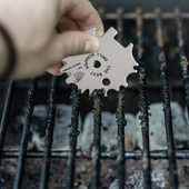 Grătar portabil din metal pentru curățarea grătarului Curățare grătar Scrubber Instrument pentru curățarea grătarului Curățare grătar Racletă pentru grătar