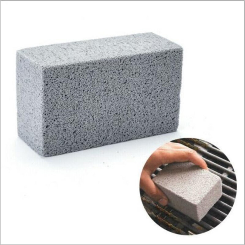 Grill Grill Tisztító Tégla Grill Kő Tisztító állványok Foltok Zsírtisztító Grill Eszközök Kütyük Konyhai dekoráció