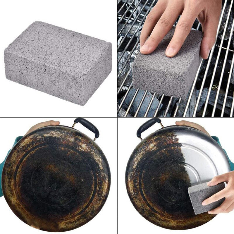 BBQ Grill Cleaning Brick Block Barbecue Grill Cleaning ελαφρόπετρα Σχάρες μπάρμπεκιου Λεκέδες Καθαριστικό λίπους Bakeware Oil Καθαρισμός λεκέδων