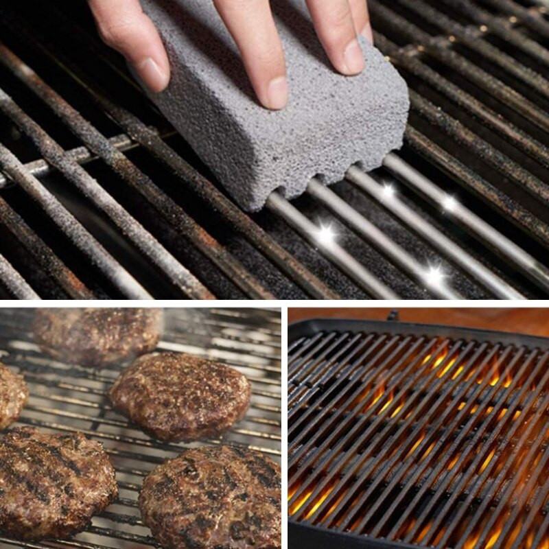 Környezetbarát Grill Grill tisztító Grill tisztító Tégla Kőfoltok Zsírtisztító Kaparó Grill tartozékok Konyhai eszközök
