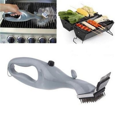 Εγχειρίδιο BBQ Grill Brush Scraper Cleaner Αξεσουάρ ψησταριάς ατμού Μπάρμπεκιου Εργαλεία καθαρισμού μαγειρέματος Κατάλληλα για κάρβουνα αερίου