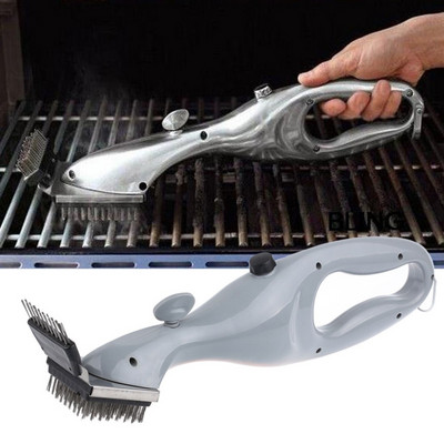 Barbecue Grill Steam Cleaning Βούρτσα μπάρμπεκιου για κάρβουνο με αξεσουάρ ατμού ή αερίου Φορητό εργαλείο μαγειρέματος