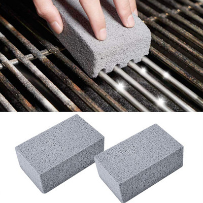 1/2/3 τεμ. BBQ Grill Cleaning Brick Block Barbecue Cleaning Stone Σχάρες μπάρμπεκιου Λεκέδες Καθαριστικό λίπους Εργαλεία μπάρμπεκιου Συσκευές κουζίνας