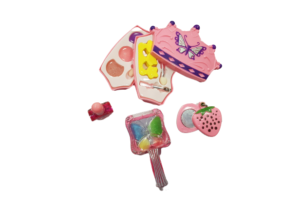 Комплект за грим и маникюр, Детски, Многоцветен