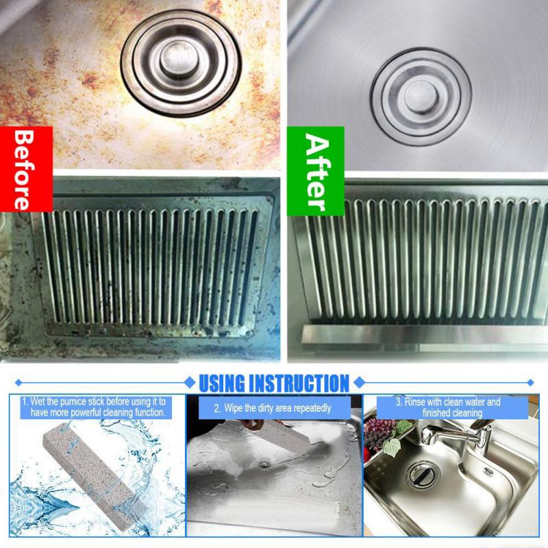 1db Grill Tisztító Tégla Tégla Grill Tisztítás Kőállványok Foltok Zsírtisztító Grill eszközök Konyhai kütyük Cocina