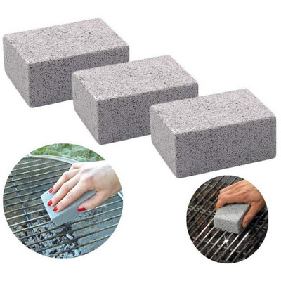 2Pcs Bbq Grill Čišćenje Brick Block Roštilja Čistač Roštilja Kamene rešetke za roštilj Mrlje Masnoća Kuhinjski alati od cigle plovućac