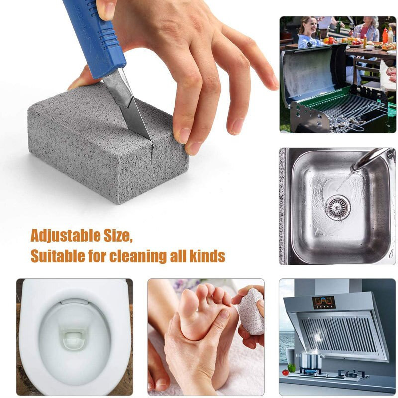2 buc. grătar de curățare bloc de cărămidă grătar de curățat grătar gratar rafturi pete grăsime cărămidă ponce ustensile de bucătărie