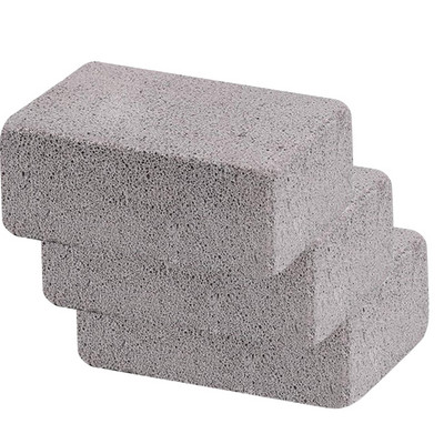 Grilio kepsnelių valymo plytų blokas 4 vnt. Grilio valymo plyta nuosėdas šalinantis valymo akmuo, skirtas dėmėms šalinti Grilio kepsnių valymas Hogard