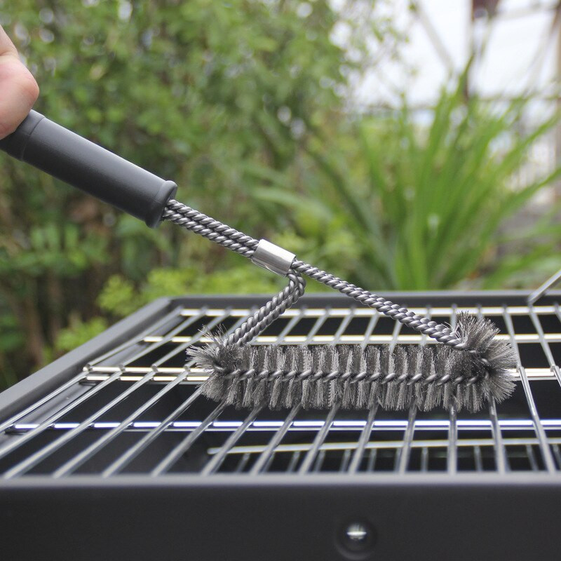 1 perie de curățare pentru grătar 3 în 1 din oțel inoxidabil perii pentru grătar, peri puternici și siguri, accesorii pentru gătit, gadgeturi de bucătărie