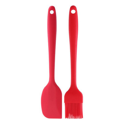 2 bucăți/set set de perii de ulei pentru racletă ustensile de bucătărie pentru copt, spatulă pentru cremă, perie de copt, unelte de bucătărie pentru grătar de înaltă calitate
