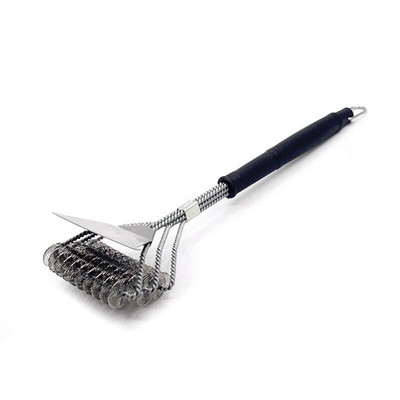 Instrumente pentru grătar Perie de curățare a grătarului Dispozitiv de curățare a grătarului din oțel inoxidabil Perie de curățare a grătarului pentru curățarea casei Accesorii pentru grătar