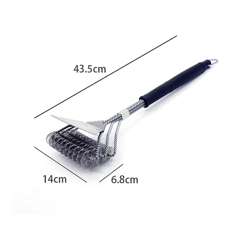 Instrumente pentru grătar Perie de curățare a grătarului Dispozitiv de curățare a grătarului din oțel inoxidabil Perie de curățare a grătarului pentru curățarea casei Accesorii pentru grătar
