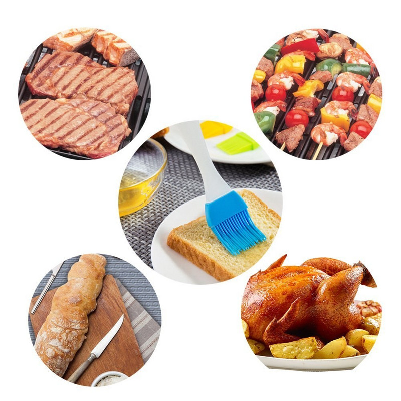 Szilikon grill ecset Kenyér ecset tésztaolaj főzőkenet Grill ecset eszköz Fűszerecset tepsi olajkefe konyhakefe