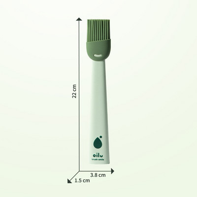 Perie de ulei de bucătărie pentru clătite perie de ulei de uz casnic rezistent la temperaturi înalte, din silicon, fără scame, grătar, alimente coapte, perie comestibilă