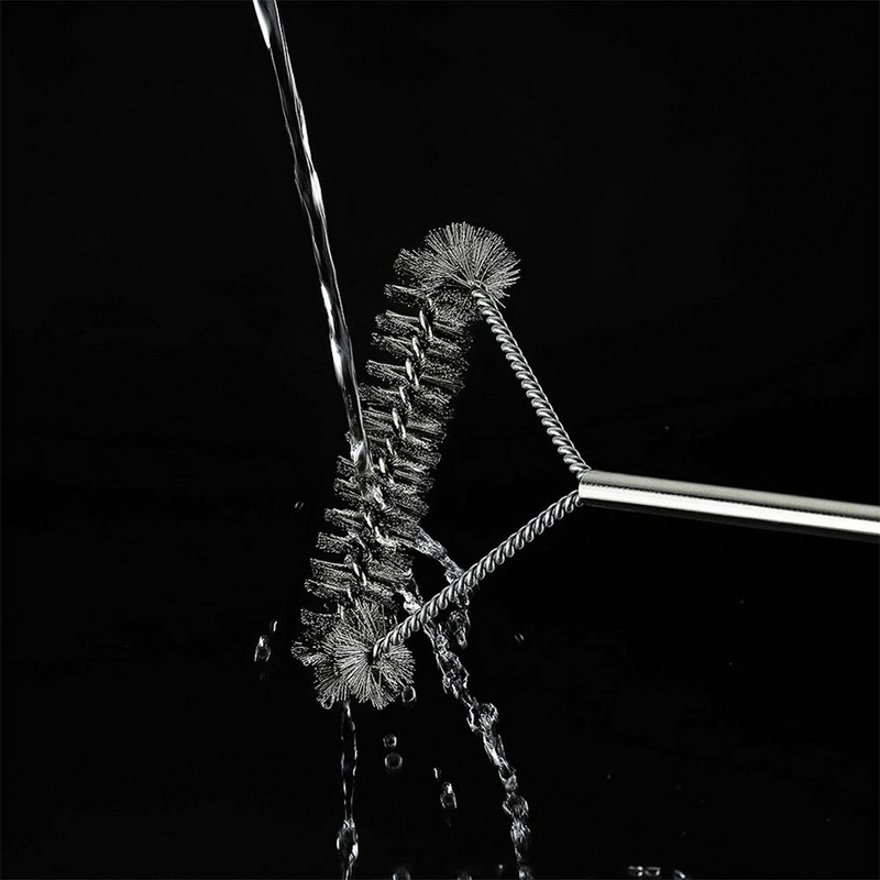 Kit de grătar pentru grătar Perie de curățare Instrument de bucătărie din oțel inoxidabil Gadget pentru grătar Accesorii pentru exterior și bucătărie