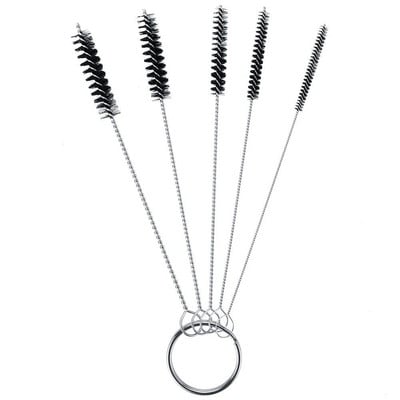 Accesorii pentru bucătărie Perie și racletă pentru grătar Kit pentru grătar Perie de curățare Unelte din oțel inoxidabil Peri de sârmă Triunghi