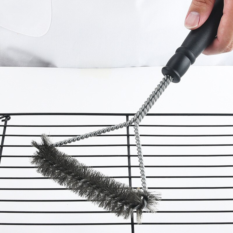 Barbecue Grill Grill Kefe Clean Tool Grill tartozékok Rozsdamentes acél sörték Tapadásmentes Tisztítókefék Grilltartozékok
