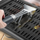1 db Tisztítókefe Rozsdamentes acél Grill Grill tisztítókefe Grillkefe Grillkészlet Konyhai kiegészítők Kempingkellékek