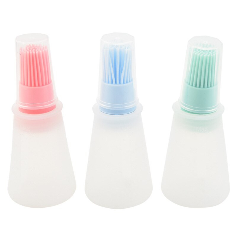 Konyhai Kiegészítők Eszközök Szilikon olajos ecset Fázókefék Torta vaj Kenyér Péksüteményes ecset Főzőedény Konyhai kütyük Grill