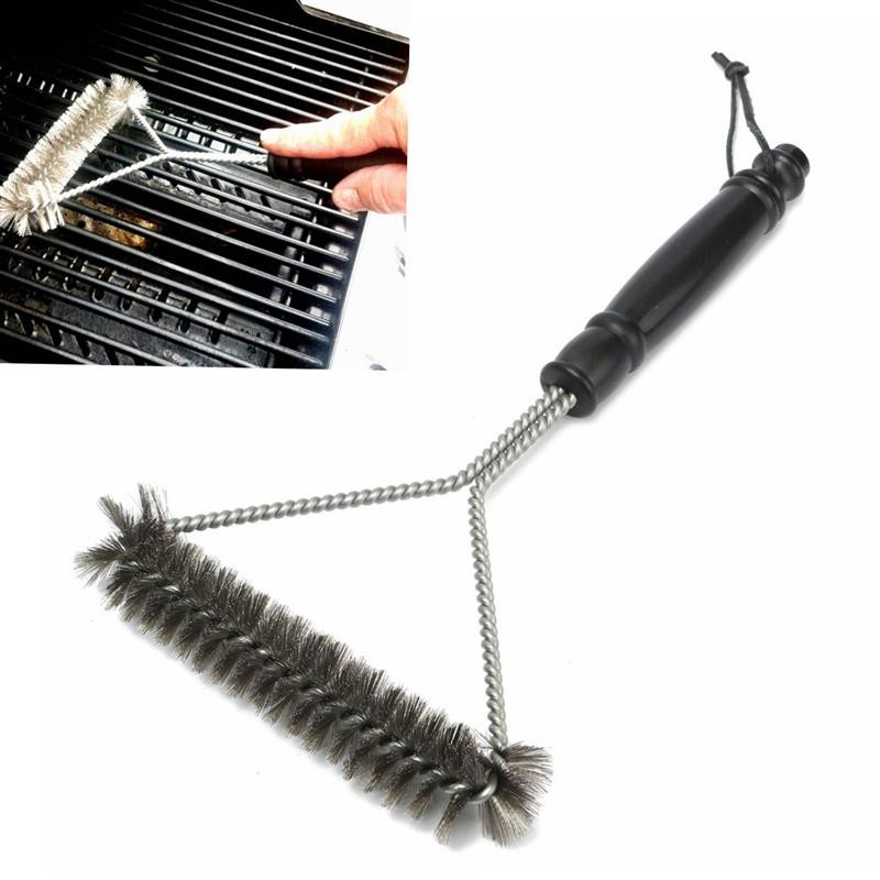 Barbecue Grill kefe Grill Clean Tools Grill tartozékok Rozsdamentes acél sörték Tapadásmentes Tisztítókefék Grill tartozékok