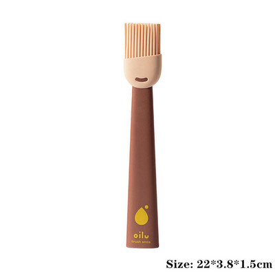 1 készlet szilikon spatula kanál kefe készlet főzőedény szerszámkészlet hőálló ráncos kefék tapadásmentes, nem bevont LINSBAYWU