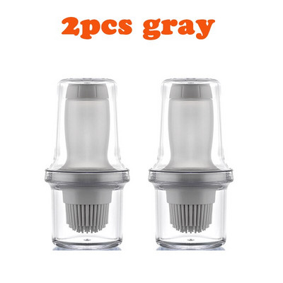 Pārnēsājama silikona eļļas birste ar pudeli grila grila eļļas birstes BBQ šķidrās eļļas konditorejas izstrādājumi virtuve BBQ rīki sīkrīki aksesuāri