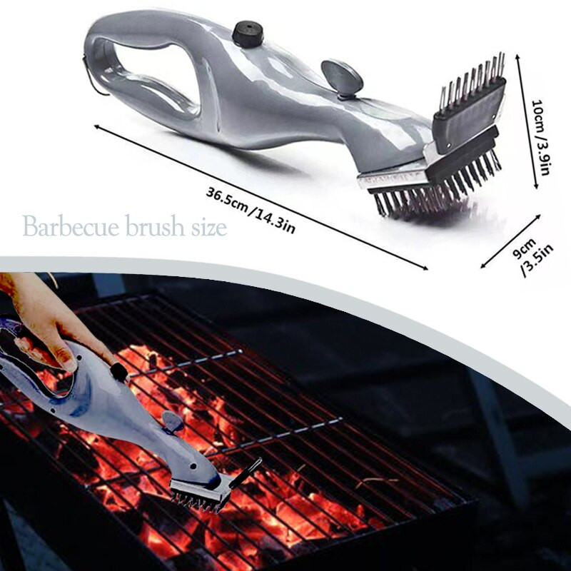 Perie de curățare grătar grătar Instrument de curățare cu abur Grătar portabil pentru grătar Accesorii cu gaz Instrument de curățare Instrument de bucătărie