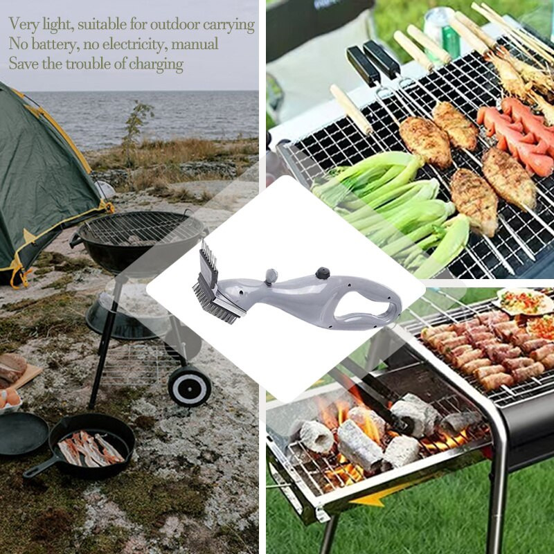 Perie de curățare grătar grătar Instrument de curățare cu abur Grătar portabil pentru grătar Accesorii cu gaz Instrument de curățare Instrument de bucătărie